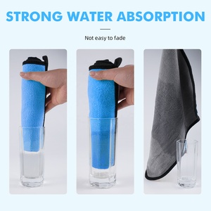 NiceCNC 3 pièces 25*25cm/30*40 <span class=keywords><strong>serviette</strong></span> en microfibre chiffon de nettoyage pour <span class=keywords><strong>serviette</strong></span> de lavage de voiture pour <span class=keywords><strong>BMW</strong></span> E46 E36 E92 Honda Civic pour VW Golf Mk4 - Product Image 4