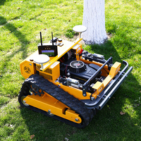 Tondeuse robotisée sur chenilles AWY-550GPS, largeur de coupe 550 mm, essence, moteur 4 temps, télécommande, autopropulsée, moteur 224cc