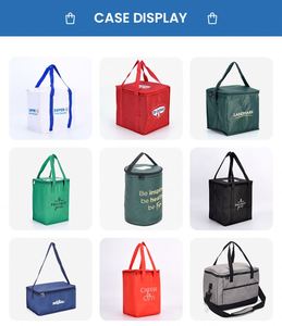 กระเป๋าเก็บความเย็นสำหรับส่งอาหารแบบ OEM ตัวอย่างฟรี เป็นมิตรกับสิ่งแวดล้อม  กระเป๋าเก็บความเย็นสำหรับอาหารกลางวันแฟชั่นแบบกำหนดเองได้ - Product Image 6