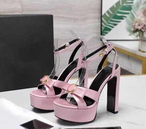 Women's Platform Chunky Heel <b>Sandals</b> Ladies Ultra-High Heel Slippers Fashion, Peep-Toe, Plus Size, Open-Toe <b>Sandals</b> - Product Image 3