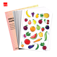 Papier autocollant en vinyle imprimable format A4, PET, imperméable, brillant, compatible avec les imprimantes laser et jet d'encre, option format A3 disponible
