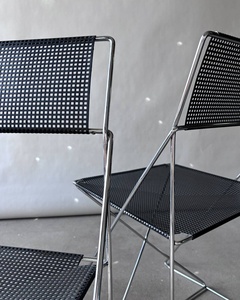 1997年のインダストリアルスタイルのバウハウススタッカブル省スペースチェア北欧のリビングルームチェアXラインチェア家具 - Product Image 6