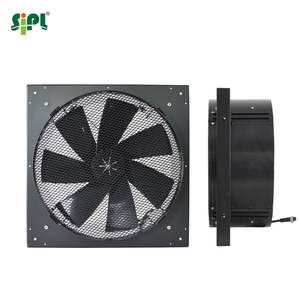 Ventilateur axial solaire à économie d'énergie de 14 pouces, ventilation de gouttière, refroidissement, ventilation, extracteur d'air chaud pour atelier, ventilateur d'évacuation mural - Product Image 4