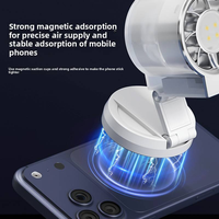 Nouveau mini ventilateur portable multifonctionnel magnétique USB pliable avec lumière LED pour selfies en direct et utilisation manuelle en extérieur