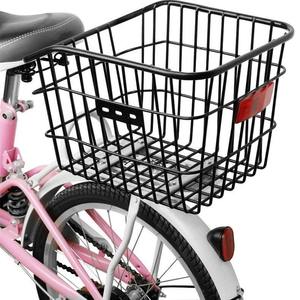 Bicycle Rear Basket 38x30x25mm Iron <b>Frame</b> <b>Mount</b> Durable For 20-26 Inch Bikes - Product Image 1