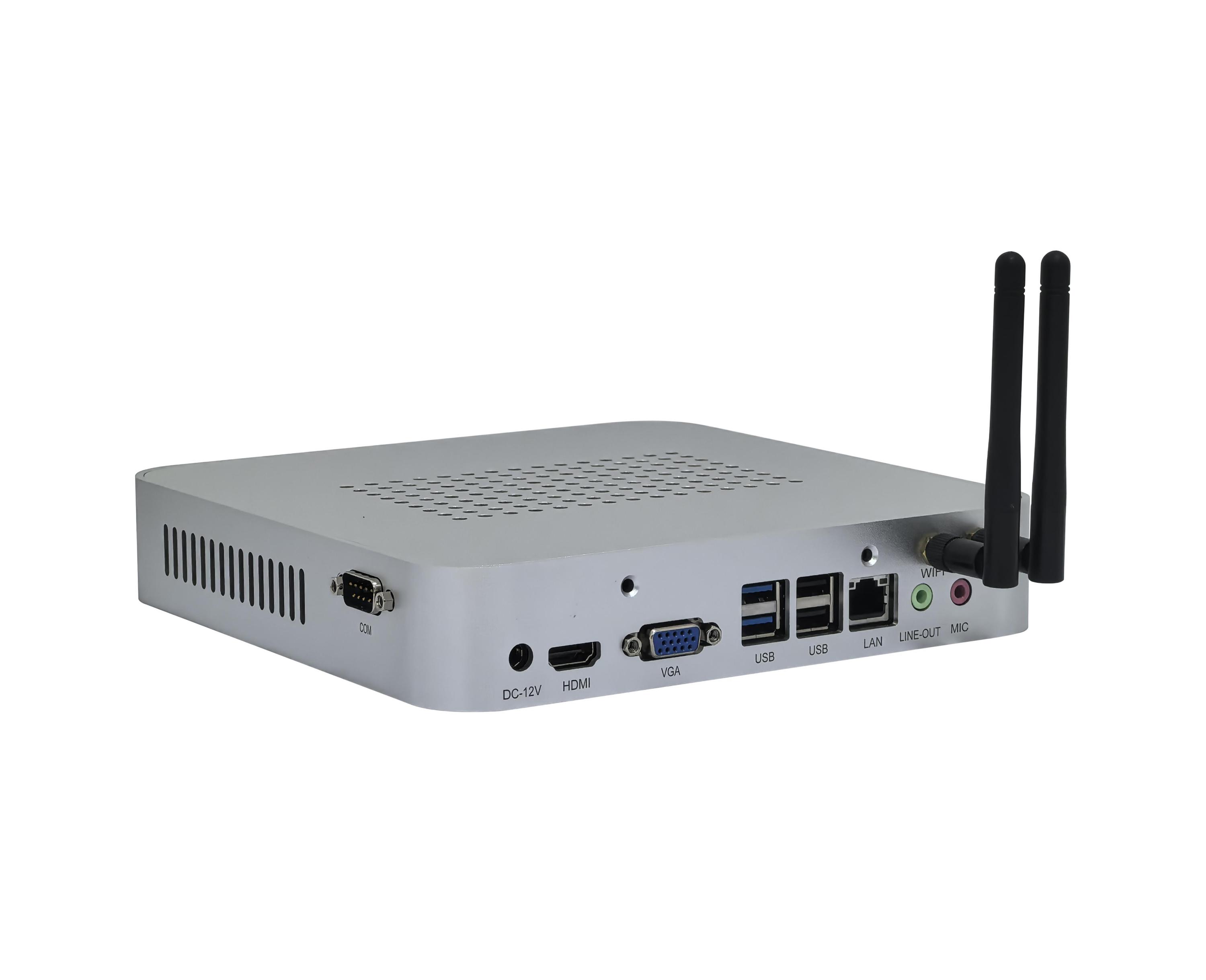 <strong>2026</strong> ELSKY Hot Selling HD4001 <strong>Mini</strong> PC Linux <strong>Computer</strong> I7 8650U Dual DDR4 64G RAM M.2 512G SSD Desktop <strong>Computer</strong> PC