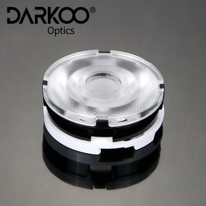 무료 샘플 공급 광학 개암 렌즈 빔 개암 렌즈 금형 광학 Pmma 24 주도 38 사무실 90 3535 선형 smd 통 LED 렌즈 - Product Image 2