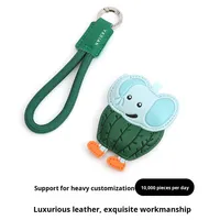 2025 porte-clés en cuir de baleine éléphant décalé transfrontalier durable écologique Logo personnalisé petit sac décorations cadeaux pour étudiants