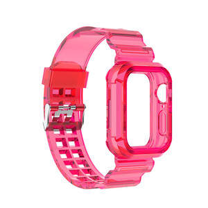 Montre intelligente Bracelet de montre Jelly Transparent TPU Bracelet de montre intelligente pour <span class=keywords><strong>Apple</strong></span> <span class=keywords><strong>Watch</strong></span> <span class=keywords><strong>Ultra</strong></span> 49mm 44mm <span class=keywords><strong>40mm</strong></span> 41mm 45mm 42mm 46mm - Product Image 6