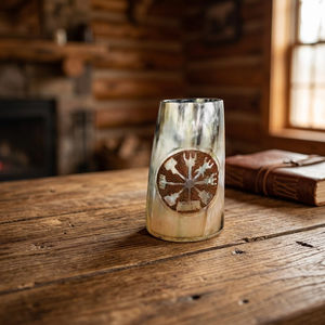 Your Logo Engraved B.S. International NAFD671 American Style Moscow Mule Viking Horn <b>Mug</b> Eco-Friendly Camping Low MOQ Ready - Product Image 3