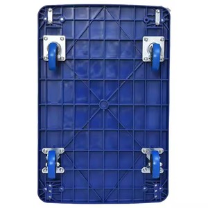 350kgs Load Capacity Black Platform Structure Hand <strong>Carts</strong> Foldable Platform <strong>Flat</strong> Plastic Hand Trolley <strong>Cart</strong> Hand Truck - Product Image 5