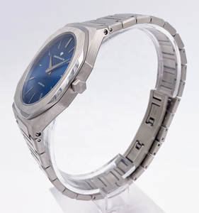 Montre ultra-mince de luxe à quartz en acier inoxydable 316L 40mm mouvement Miyota montre-bracelet étanche en verre saphir pour homme OEM - Product Image 3