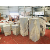 Newstar Onyx Würfel-Sockel Hellblauer Jade Couchtisch Ausstellungsständer Naturstein Marmor Onyx Podest