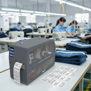 Imprimante d'étiquettes textiles haute résolution professionnelle pour vêtements – Machine à étiquettes personnalisées à coudre - Product Image 1