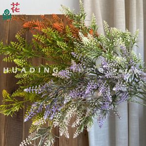 Ramo de Lavanda Artificial de 30cm-100cm, Colores Mezclados, Decoración para Bodas y Hogar - Product Image 3