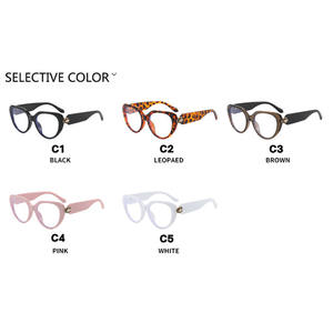 Montatura per Occhiali Cat Eye <span class=keywords><strong>di</strong></span> Alta Gamma 2025, Stile Europeo e Americano, Design a Testa <span class=keywords><strong>di</strong></span> <span class=keywords><strong>Serpente</strong></span>, Versatile per Viso Diamante, Realizzata in PC - Product Image 4