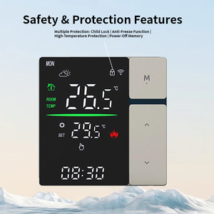 Termostato WiFi Inteligente para Calefacción por Suelo Radiante, Control por Aplicación Tuya, Pantalla a Color de 4.5 Pulgadas, 16A, Control de Temperatura para Calefacción Eléctrica por Suelo Radiante - Product Image 4