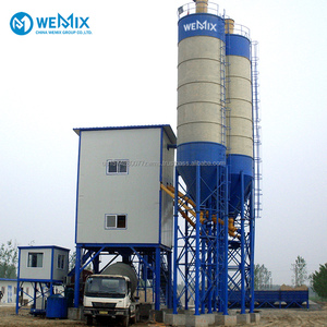 HZS90 Centrale à béton Centrale à béton stationnaire Alimentation par convoyeur à bande Mélangeur à béton à bande - Product Image 1