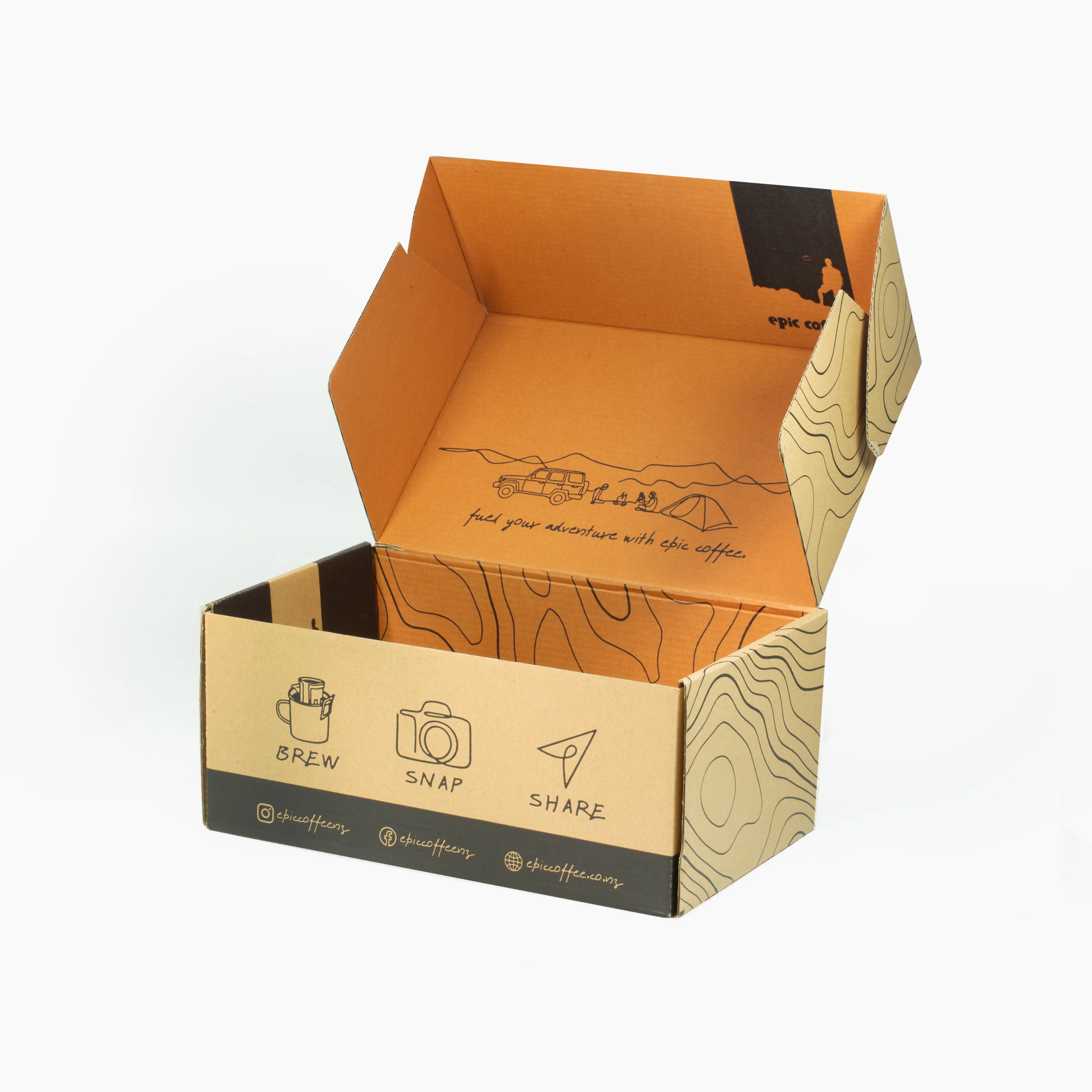 경쟁력있는 가격 사용자 정의 인쇄 종이 보드 크래프트 우편물 익스프레스 포장 상자