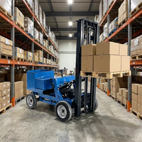 800kg Kleiner Elektro-Gabelstapler 0,8 Tonnen Tragbarer Lager-Materialtransportwagen 3m Hubhöhe für Schmalgang-Palettenhebung