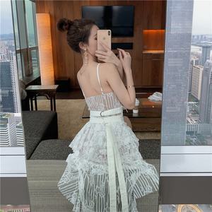 Vestidos Elegantes de Fiesta con Encaje y Parches, Vestidos de Noche para Mujer - Product Image 3