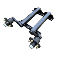 Nouvel essieu de torsion en caoutchouc à arbre carré DAYTOP 750 KG, ensemble de remplacement de remorque non freinée 1000 KG, suspension en acier, Chine