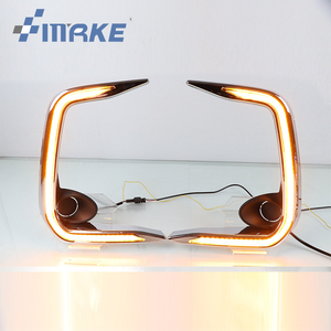 Smrke, accesorios para coche, luz diurna DRL para Toyota Corolla Alits 2019 2020, luz LED de circulación diurna con cubierta, faro antiniebla - Product Image 4