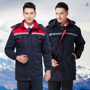 Electrician Gas <b>Station</b> Workwear Uniform with Detachable Inner Thick Cotton Safety Clothing - Product Image 2