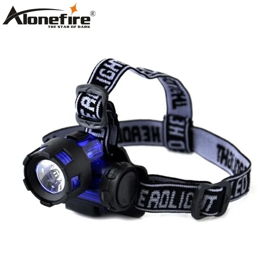 ALONEFIRE HP70 Headlamp 3W एलईडी सुपर ऊर्जा की बचत प्लास्टिक बच्चे हेडलाइट कैम्पिंग पर्वतारोहण चढ़ाई यात्रा पढ़ने दीपक एएए बैटरी