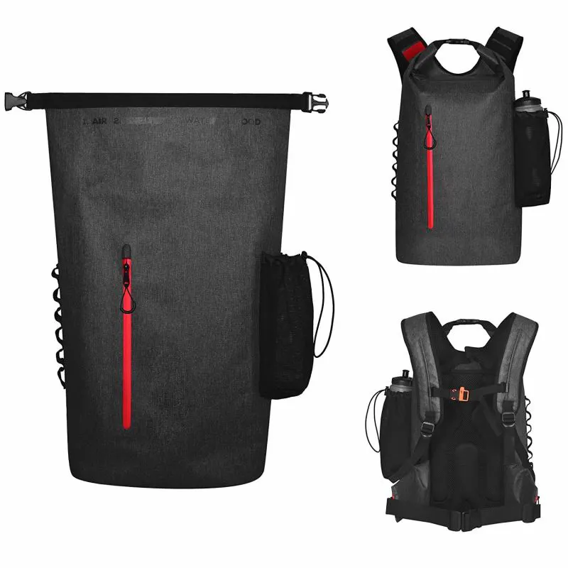 Benutzer definiertes Logo Wasserdichter Packs ack Survival Pack Outdoor Bag 35L 500D PVC Wasserdichter Packs ack Rucksack