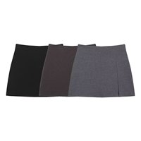 Nouvelles culottes pour femmes Style européen américain classique polyvalent ourlet fente conception pour la taille naturelle d'été
