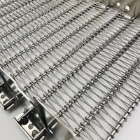 Bande transporteuse spirale en acier inoxydable personnalisée en usine, nouvelle, résistante à la chaleur et à haute résistance à la traction