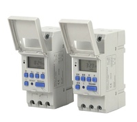 Temporizador Digital Programable de 7 Días, Relé de Control de Tiempo, AC 220V 240V 110V DC12V 24V 16A, Montaje en Riel DIN BS26, Superventas