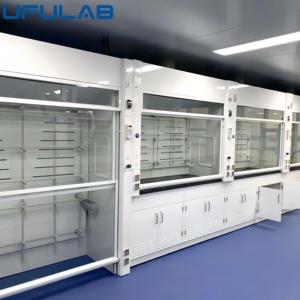 UFU <strong>Lab</strong> Furniture Supplier EN SEFA Certified Steel Benchtop Fume Hood Fume Cupboard for Chemical Laboratory - Product Image 2