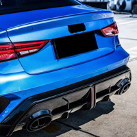 Kit carrosserie de performance automobile pour Audi A3 2017-2019, mise à niveau vers le modèle RS3 2025, comprend pare-chocs, calandre et diffuseur arrière