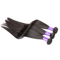 Extensions en Crochet péruviennes naturelles faites à la main, cheveux en Ttape vierges non traités, meilleure qualité