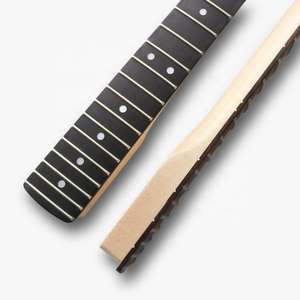 Hot SaleWholesale 22 Fret 9.5 Inch Radius Canadian Maple <b>Guitar</b> Neck for ST <b>Guitars</b> with 42mm Bone Nut - Product Image 5