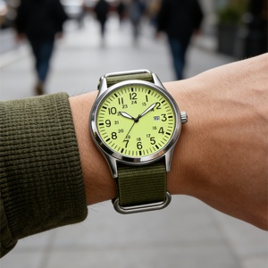 Nuevo Reloj Deportivo Clásico de Cuarzo para Hombre, Correa de Nailon, Caja de Aleación, Resistente al Agua 3 ATM, Reloj de Negocios para Hombre, Venta al Por Mayor - Product Image 3