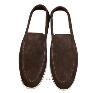 Mocasines de cuero vacuno cómodos para hombre 2026, lujosos y a la moda, con suela de goma, para ocio al aire libre, de fondo plano, tipo náutico. - Product Image 4