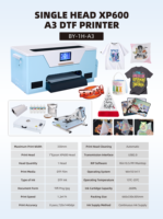 Mesin Printer DTF A3 All-in-One XP600 Full-Auto Direct to Film untuk Cetak Kaos dengan Penggoyang Bubuk Tinta DTF dan Heat Press