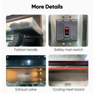 1-Layer 1-Tray Deluxe Gas Deck <strong>Oven</strong> Commercial <strong>Oven</strong> Electric for Cakes / Gas for Bread &amp; Pizza Baking Equipment - Product Image 2