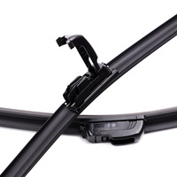 Pour Audi A4 (B5) 1995-2000, lame d'essuie-glace en caoutchouc naturel de type U sans armature, HD, silencieuse, durable