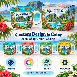 Mug en céramique souvenir Afrique <span class=keywords><strong>Maurice</strong></span> avec motif oiseau Dodo î<span class=keywords><strong>le</strong></span> tropicale, coffret cadeau, repère personnalisé, porcelaine OEM ODM, vente en gros - Product Image 2