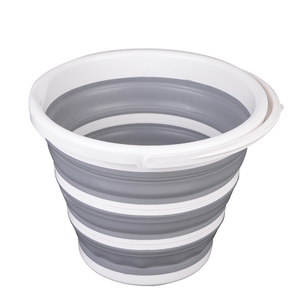 Vente de Liquidation <span class=keywords><strong>Seau</strong></span> à Serpillière de Nettoyage Ménager 10 L Pliable Gris Écologique <span class=keywords><strong>Rétractable</strong></span> Pliant avec Conception Escamotable - Product Image 5