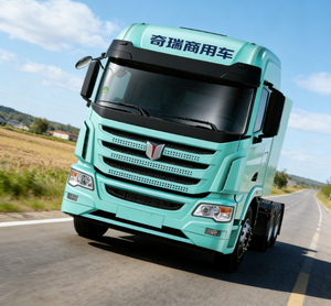 La energía silenciosa y ecológica permanece inalterada, camión tractor totalmente eléctrico 6X4 - Product Image 2