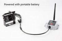 Caméra de recul de voiture HD sans fil étanche Émetteur et récepteur sans fil 24G pour AHD Cam