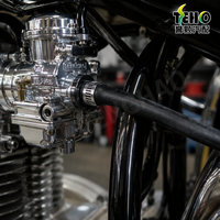 TENGHAO Tuyau de carburant durable résistant aux UV, double couche NBR, protection anti-âge pour moto tout-terrain et course hors route