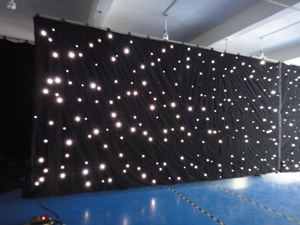 Ấm trắng sao vải ánh sáng sân khấu <span class=keywords><strong>Led</strong></span> Sao Rèm <span class=keywords><strong>Backdrop</strong></span> cho Câu lạc bộ đêm <span class=keywords><strong>LED</strong></span> rèm vải ánh sáng - Product Image 5