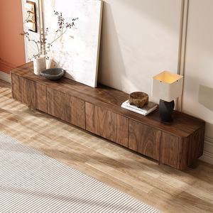 Современный шкаф для телевизора из орехового дерева, лидер продаж, простой дизайн, подставка для телевизора - Product Image 2