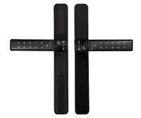 Serrure intelligente Ttlock avec reconnaissance faciale, mot de passe, carte, code, application cloud, en alliage d'aluminium, pour portes en bois/acier, indice d'étanchéité IP65, classe C